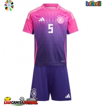 Camisa de Futebol Alemanha Pascal Gross #5 Equipamento Secundário Infantil Europeu 2024 Manga Curta (+ Calças curtas)